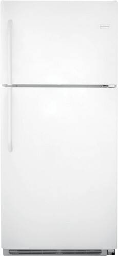 Front Standard. Frigidaire - 20.6 Cu. Ft. Top-Mount Refrigerator - White.