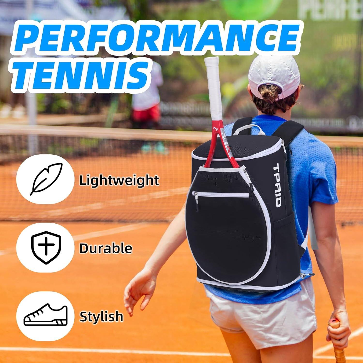 PERFORMANCE TENNIS

- Lightweight
- Durable
- Stylish