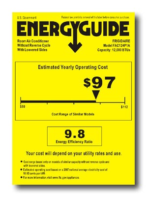 Best Buy: Frigidaire 12,000 BTU Window Air Conditioner White Fac124p1a