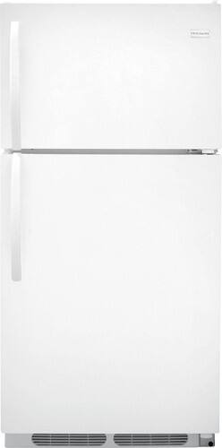 Front Standard. Frigidaire - 14.7 Cu. Ft. Top-Mount Refrigerator - White.