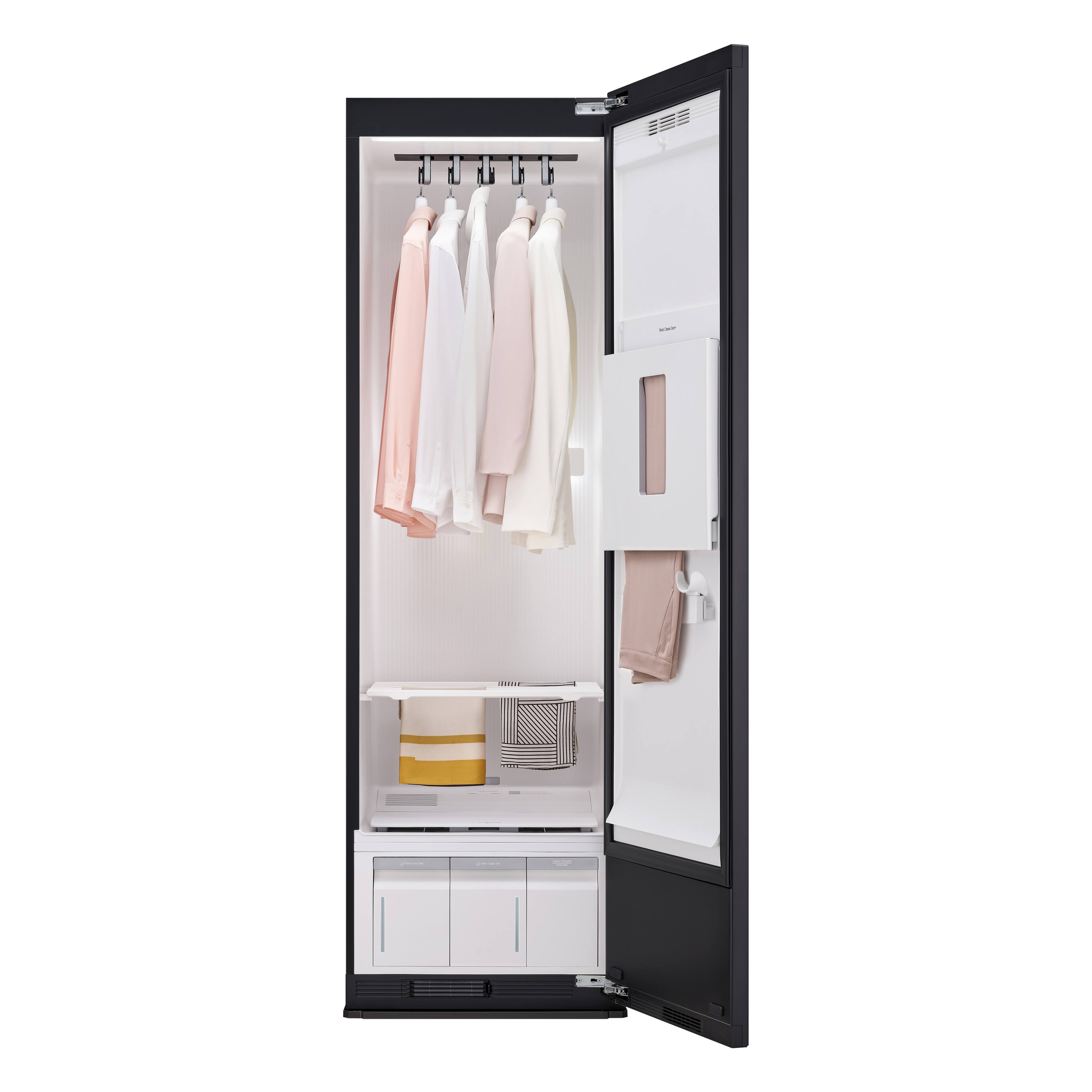 Alt View 10. LG - Styler Smart Steam Closet with Dual TrueSteam, Dynamic Moving Hanger and Handy Steamer - Mirror.