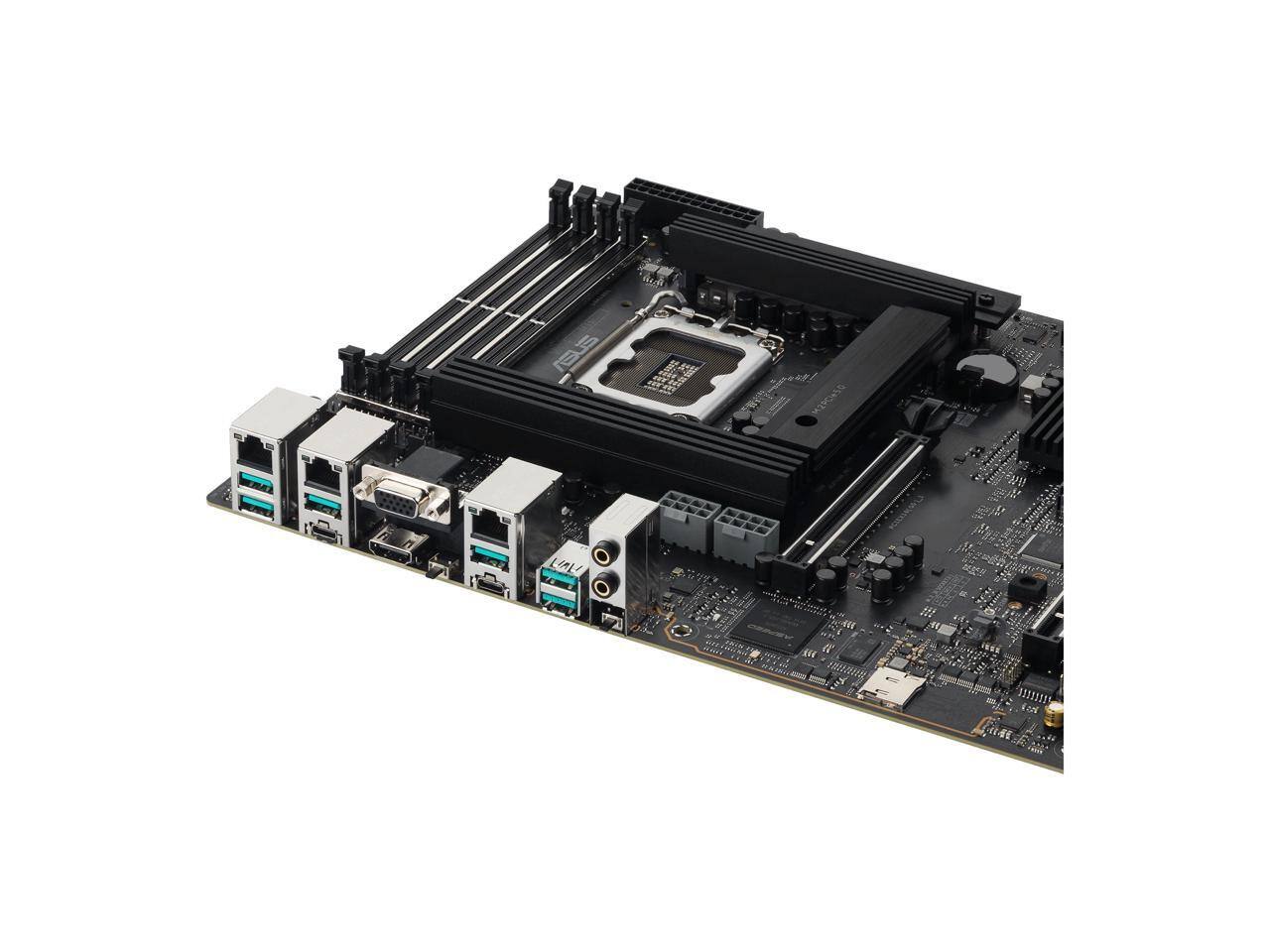 Alt View 5. ASUS - ASUS Pro WS W880-ACE SE - Intel Core Ultra (Series 2) - LGA 1851 ATX - 8+1+2+2 Power - PCIe 5.0 - DDR5 - Thunderbolt 4.