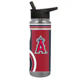 Great American Products - Los Angeles Angels 24oz. Cool Vibes Jr. Thirst Hydration Water Bottle - Multicolor