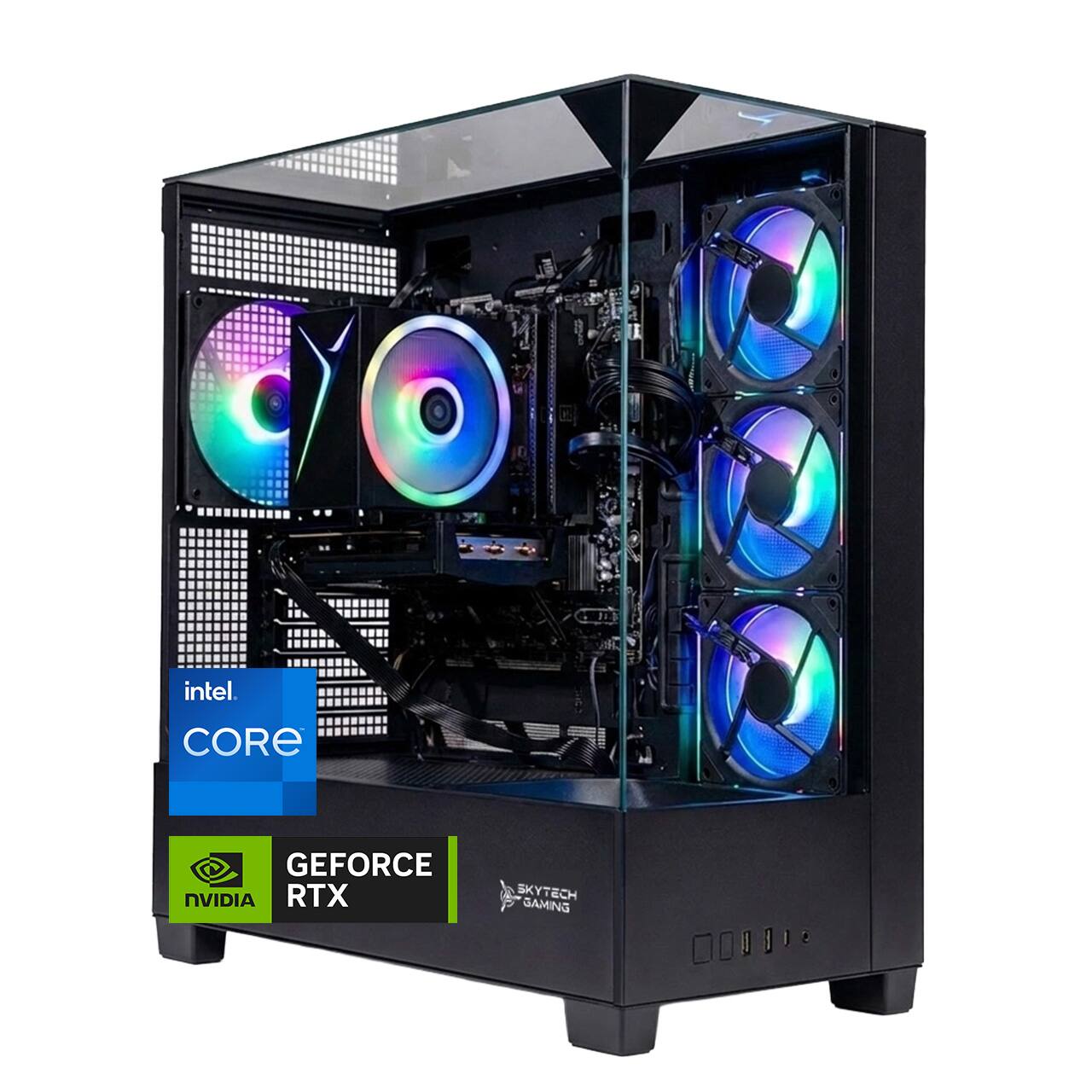 intel CORE  
GEFORCE NVIDIA RTX  
SKYTECH GAMING