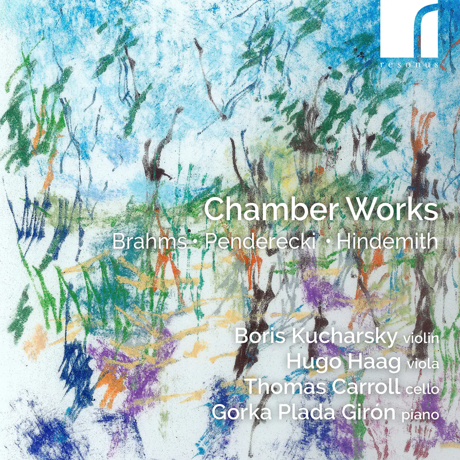 Chamber Works  
Brahms • Penderecki • Hindemith  

Boris Kucharsky violin  
Hugo Haag viola  
Thomas Carroll cello  
Gorka Plada Girón piano
