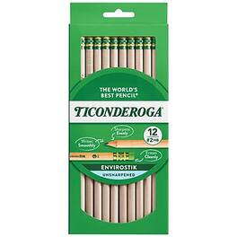 Ticonderoga - Wooden Pencil, #2 Soft Lead, Dozen (X96212X)