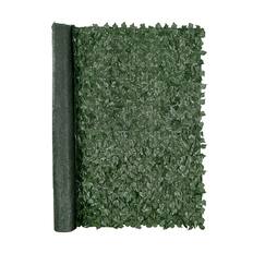 Front. VEVOR - Ivy Privacy Fence, 96 x 72 in Artificial Green Wall Screen, Greenery Ivy Fence with Mesh Cloth Backing - Green.