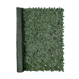 VEVOR - Ivy Privacy Fence, 96 x 72 in Artificial Wall Screen, Greenery Ivy Fence with Mesh Cloth Backing - Green