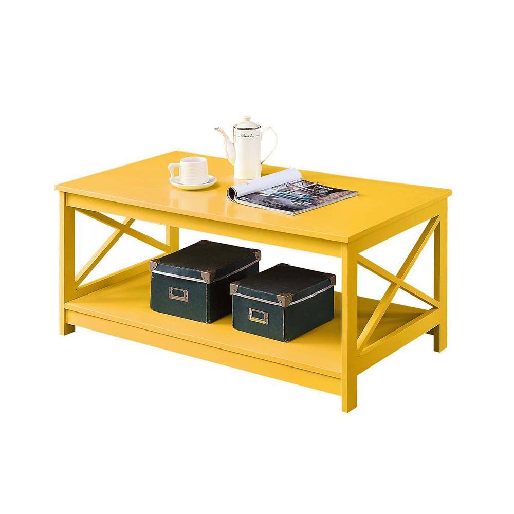 Alt View 2. Convenience Concepts - Oxford Coffee Table - Yellow.