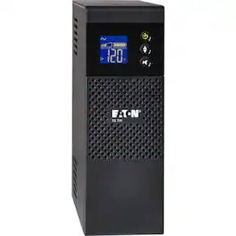 Eaton - 5S UPS 700 VA 420 Watt 120V Line-Interactive Battery Backup Tower USB LCD - Tower - 2 Minute Stand-by - 110 V AC - Unknown