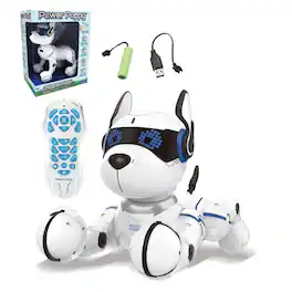Lexibook - Power Puppy Smart Robot Dog with Remote Control & Programming