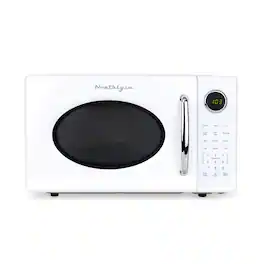 Nostalgia - Retro 1.1 cu. ft. 1000 - Watt Countertop Microwave - White