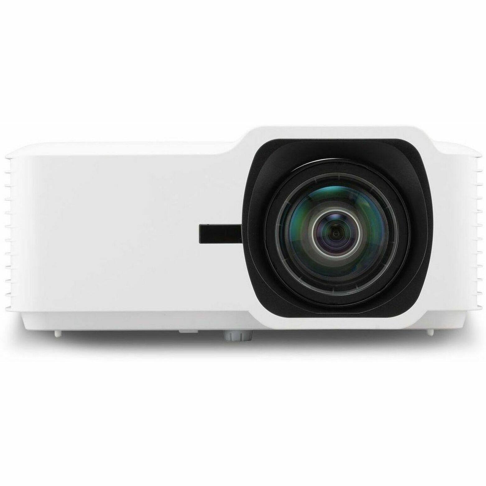 Front. ViewSonic - LS711HD 4000 Lumens 1080P Short Throw Laser Projector - White.