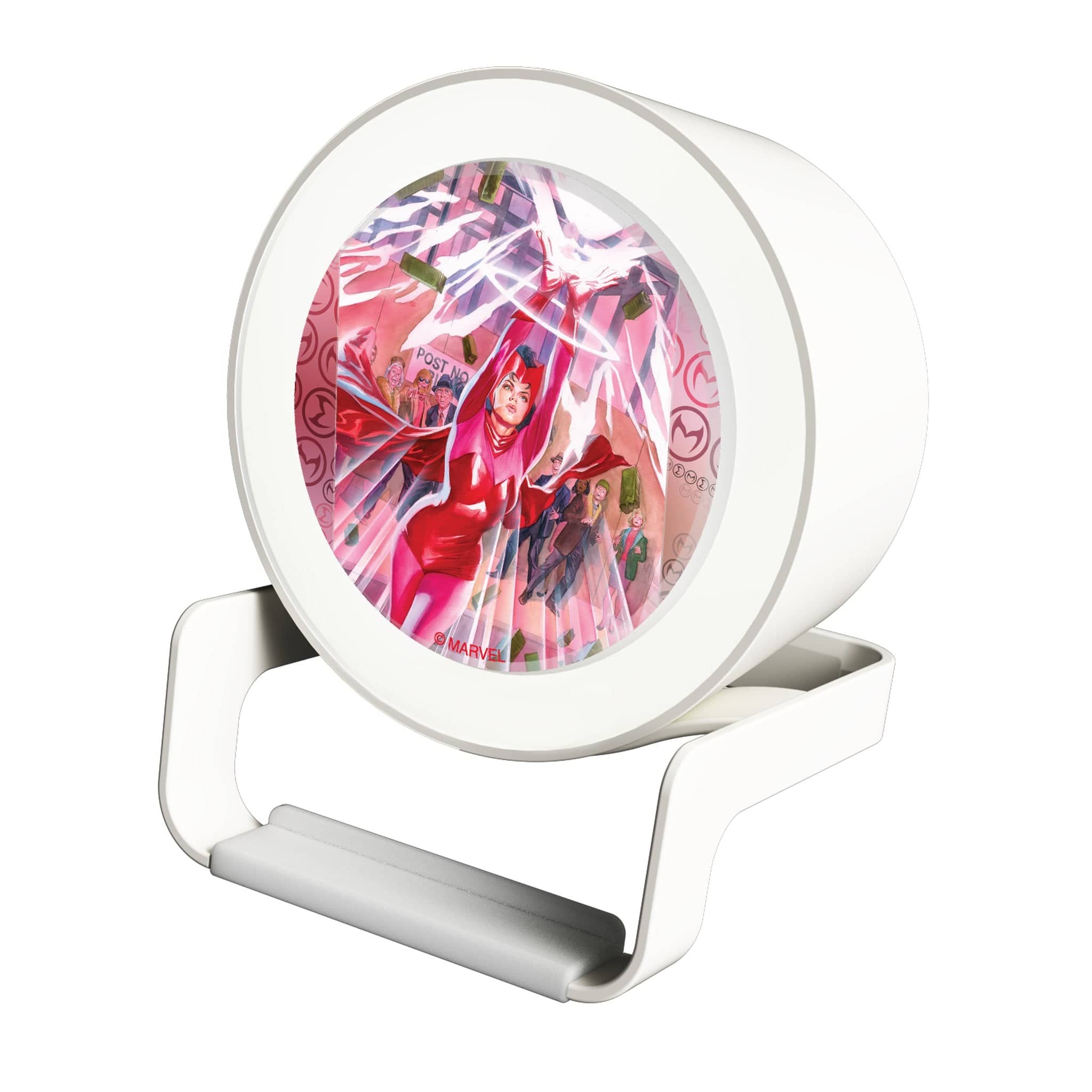 Keyscaper - Marvel Cover Art Night Light Charger and Bluetooth Speaker - Scarlet Witch