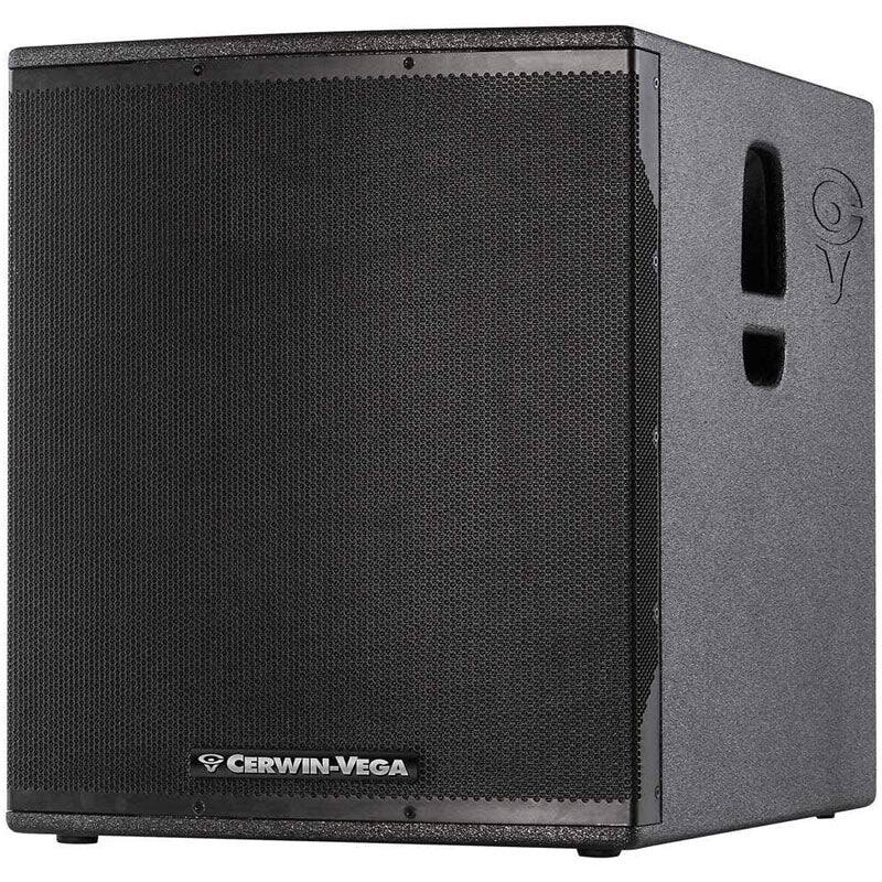 Left. Cerwin Vega - CVX-21S 21" CVX Series Powered Subwoofer - Black.