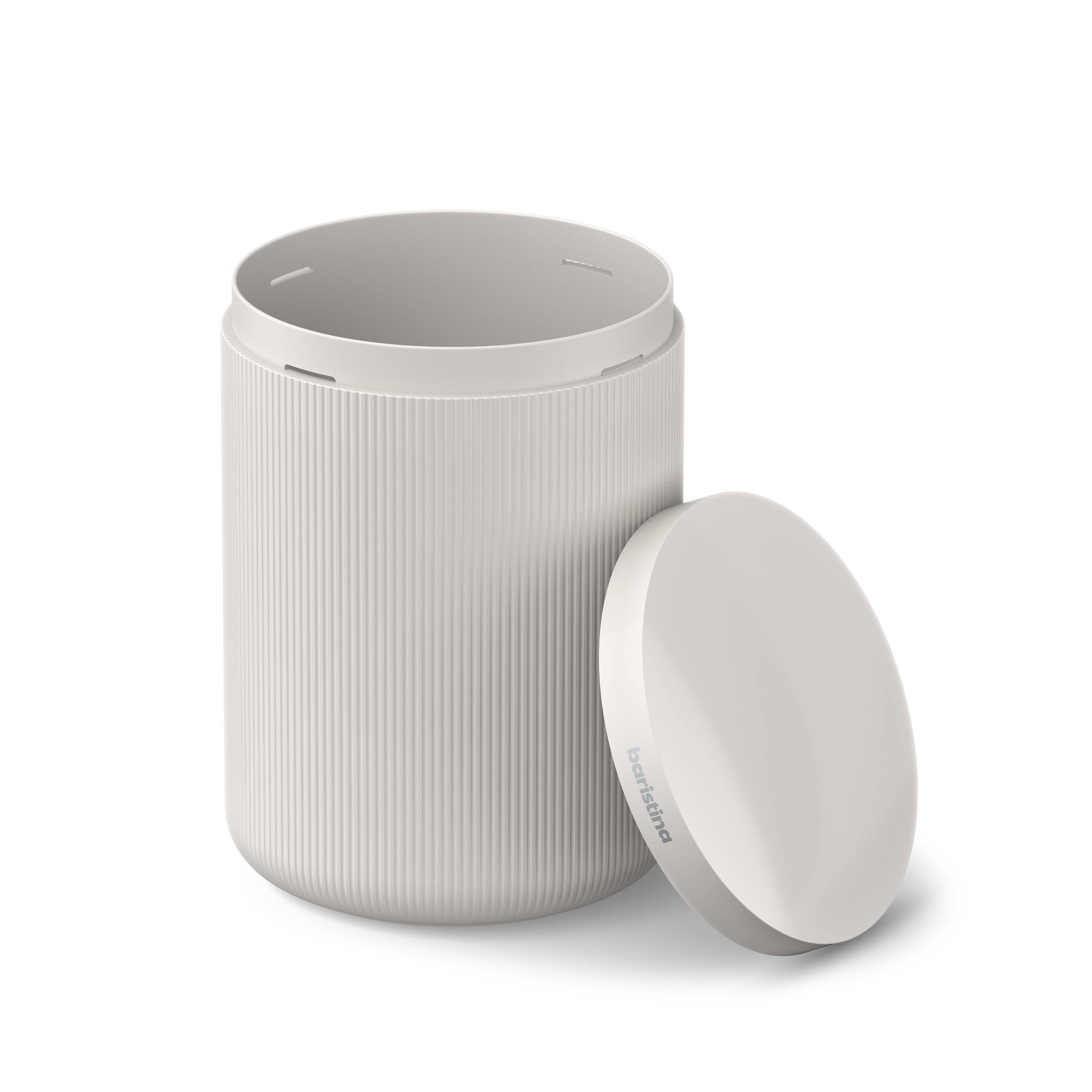 Angle. Philips - Grounds Bin - Milky White.