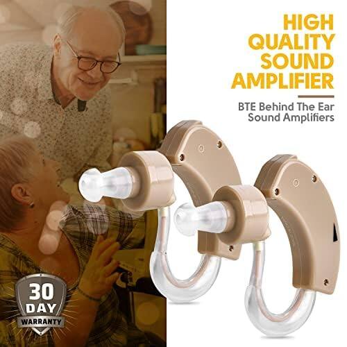 HIGH QUALITY SOUND AMPLIFIER  
BTE Behind The Ear Sound Amplifiers  
30 DAY WARRANTY