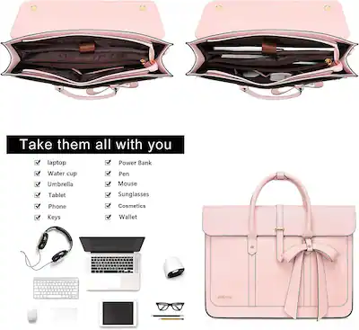 mosiso Laptop Bag for Women 17 17.3 inch PU Leather Laptop Shoulder Bags Convertible Backpack Casual Handbag Work Computer Bag Pink MC-HDRE17-PK - Best Buy mosiso Laptop Bag for Women 17 17.3 inch PU Leather Laptop Shoulder Bags Convertible Backpack Casual Handbag Work Computer Bag Pink MC-HDRE17-PK - Best Buy