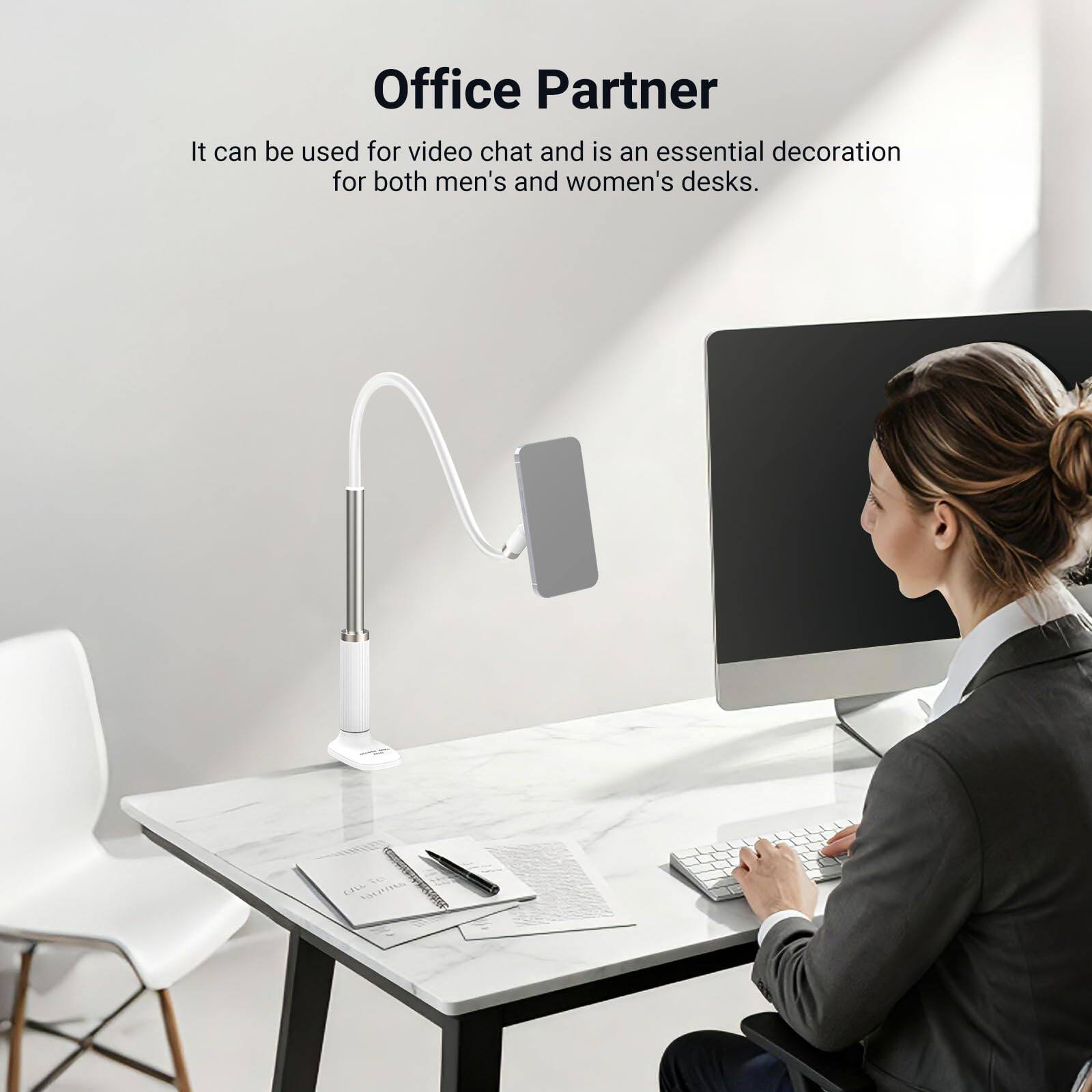 Office Partner

It can be used for video chat and is an essential decoration for both men's and women's desks.