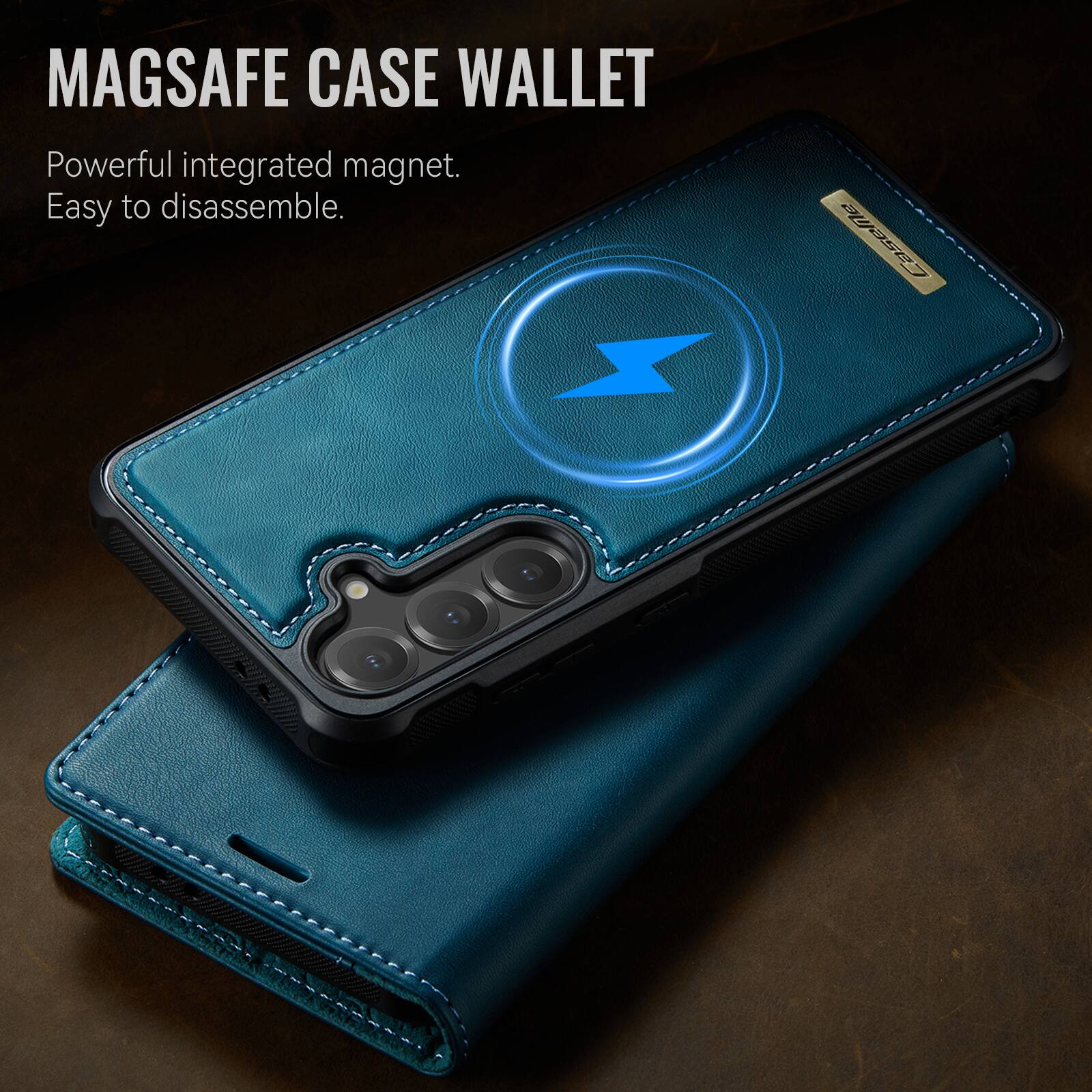 MAGSAFE CASE WALLET  
Powerful integrated magnet.  
Easy to disassemble.