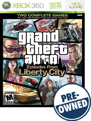 GTA Grand Theft Auto Liberty City Xbox 360 Video GAME Manual