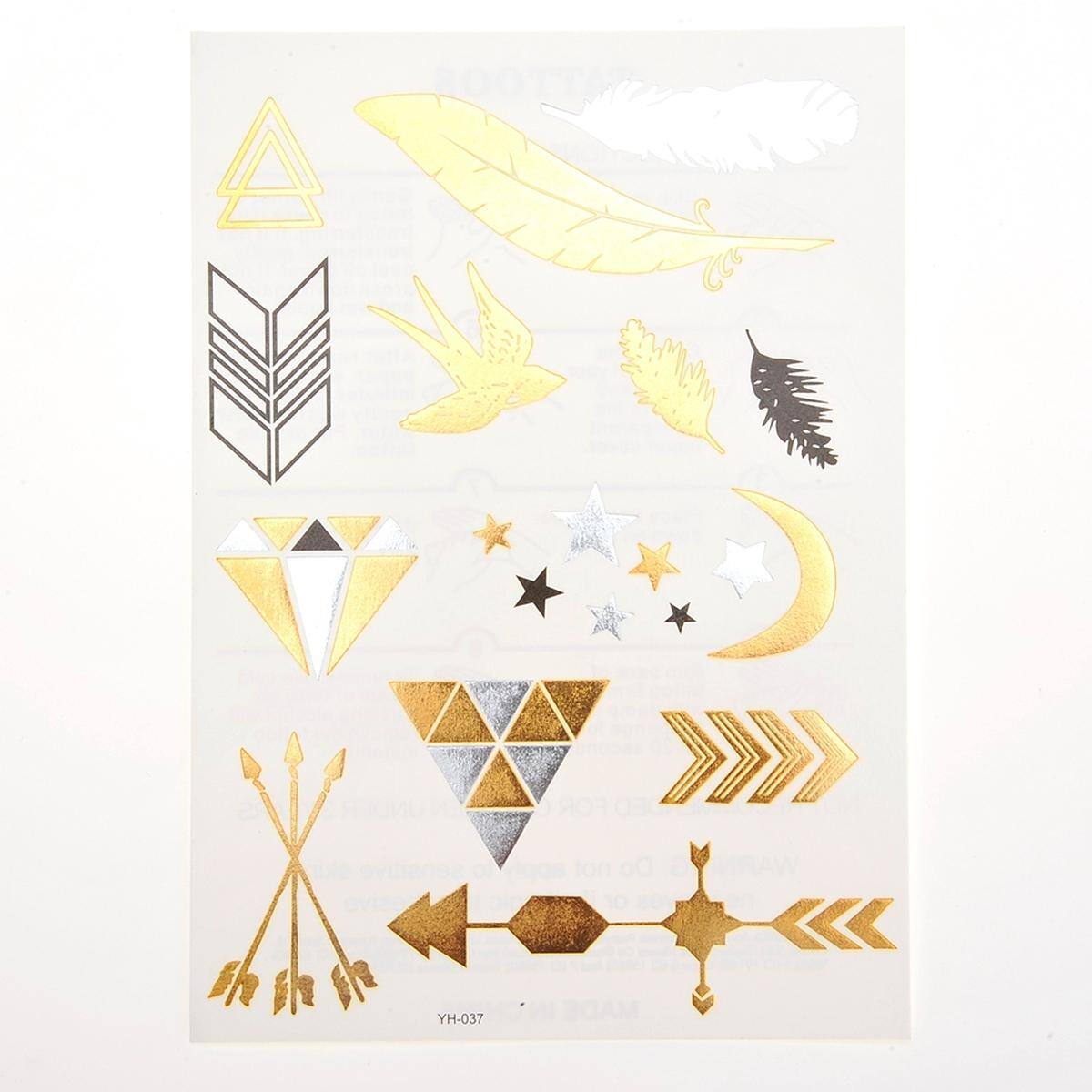 Alt View 1. JuzToys - Temporary Tattoos for Girls Women, 18 Sheets of Various Tattoo Designs for Girls Birthday Party Supplies Gifts - Multicolored.