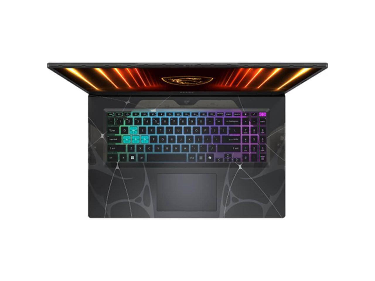 Alt View 2. MSI - MSI CYBRG15B2071 15 inch Cyborg Gaming Laptop - Intel Core 7-240H - NVIDIA RTX 5060 - 16GB RAM / 512GB SSD - Translucent Black.