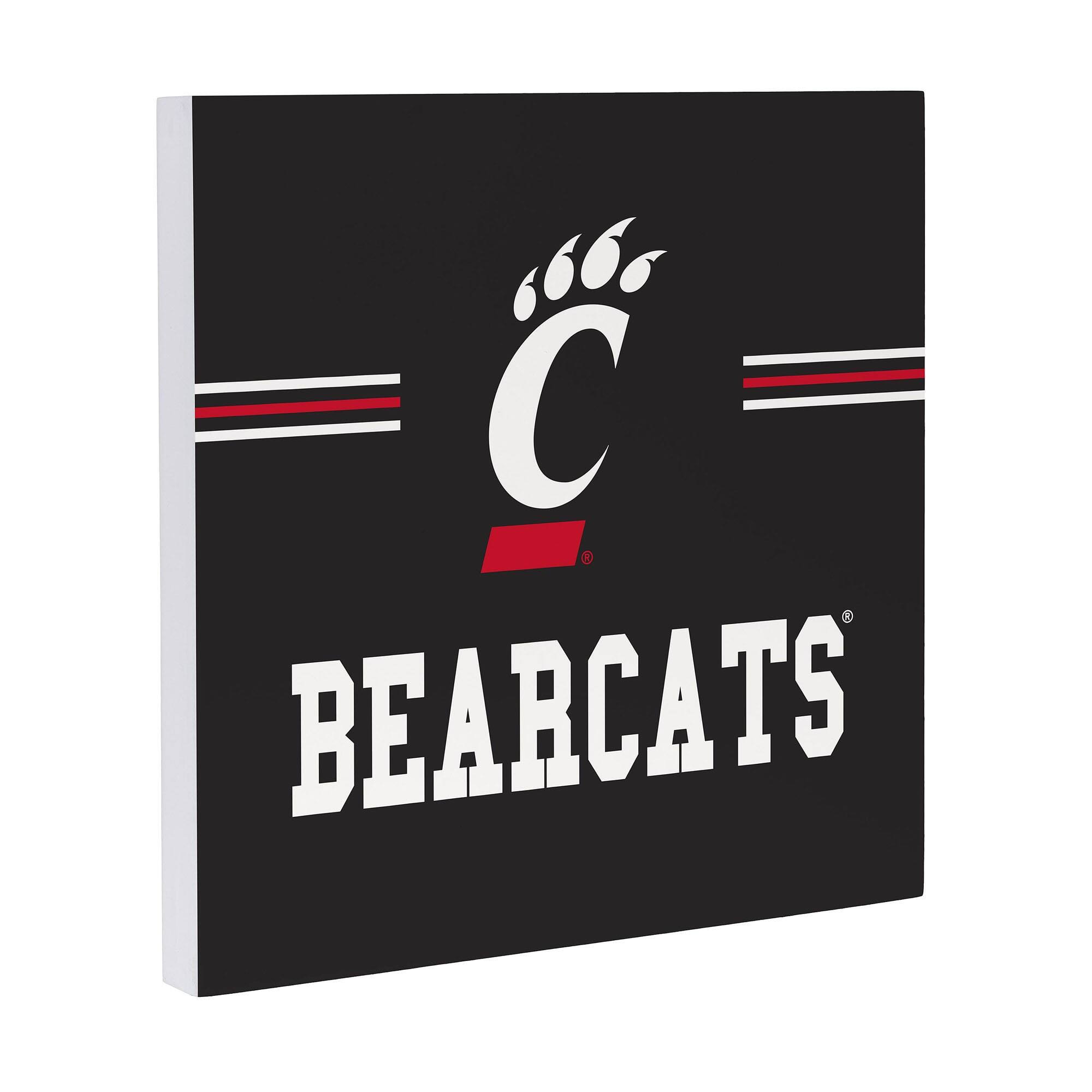 Cincinnati Bearcats 12" x 12" Wood Wall Sign