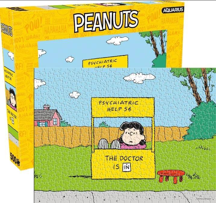 Sure, here is the corrected and grouped text from the image:

---

**Top Left:**
- AQUARIUS
- PEANUTS
- POW!
- HAHAHAHA
- PENDS
- POW!
- HAHAHAHA
- 001
- AAH!
- WAAH!
- 1100
- LOO
- AHAHAHA
- RF
- PICHATRIC
- NER
- PSYCHIATRIC
- HCIP
- P
- 54
- THE LooK
- 15
- DR
- AHH
- PSYCHIATRIC HELP
- 5$
- RF!
- 500
- THE DOCTOR IS IN

**Top Right:**
- PEANUTS
- AQUARIUS

**Middle:**
- PSYCHIATRIC HELP 54
- THE DOCTOR IS IN

**Bottom Left:**
- 500+

---