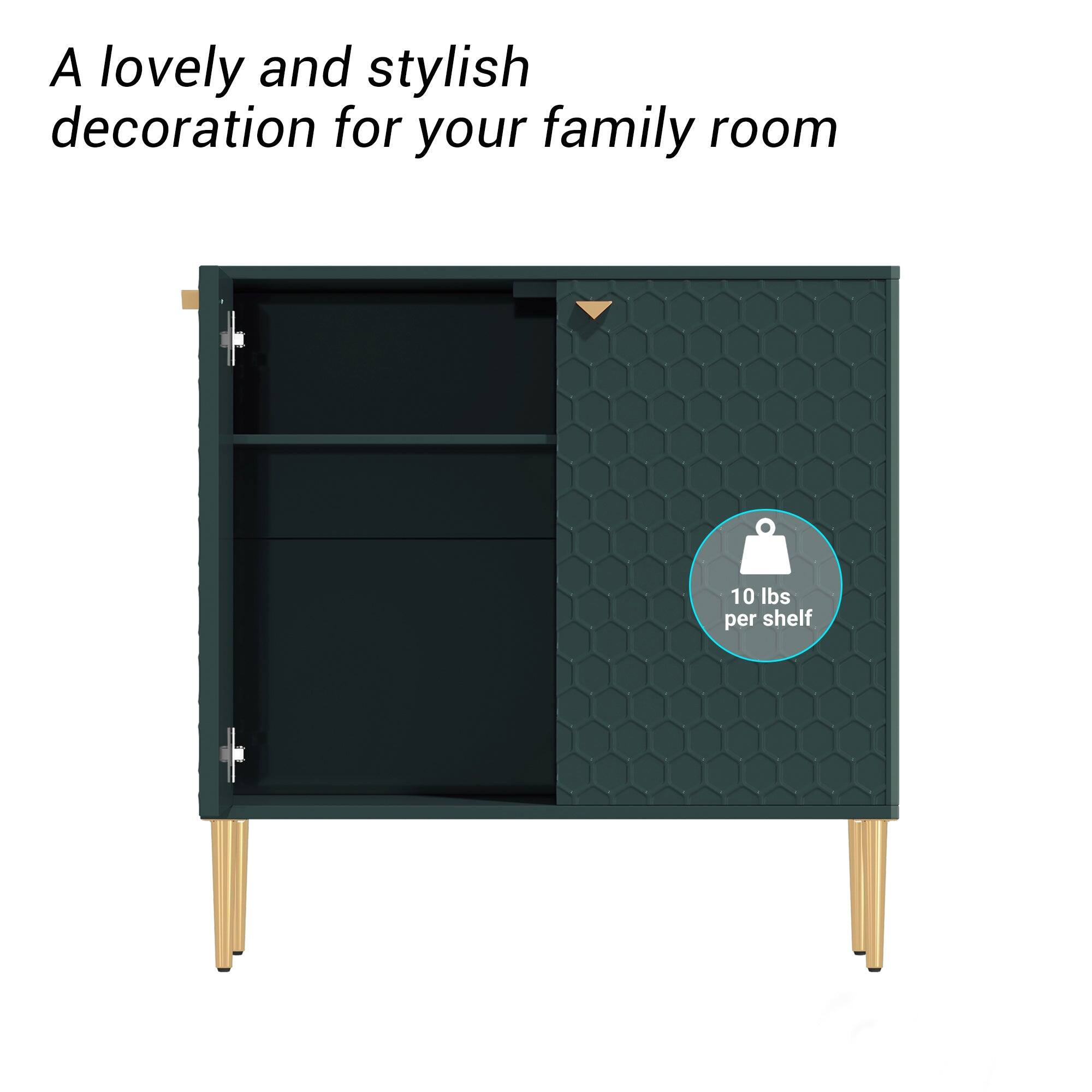 A lovely and stylish decoration for your family room

10 lbs per shelf