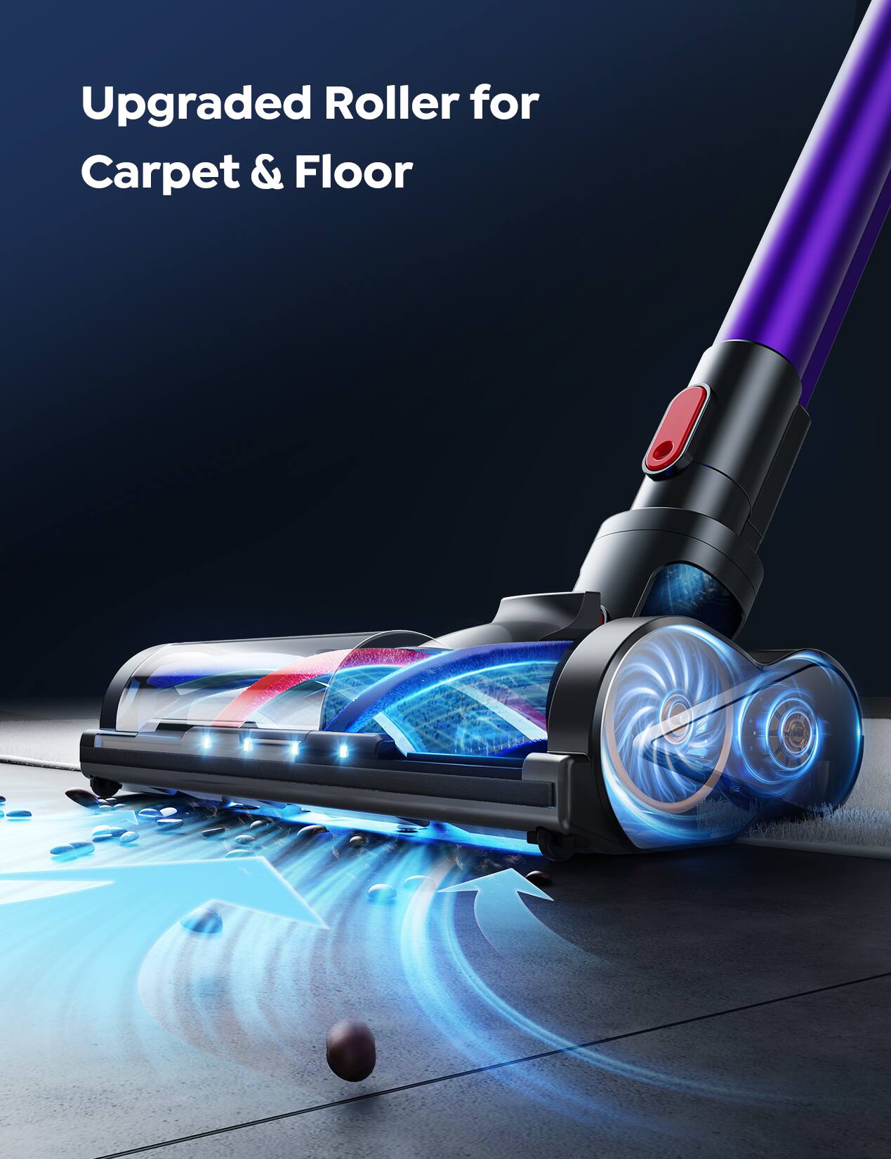 Upgraded Roller for Carpet & Floor