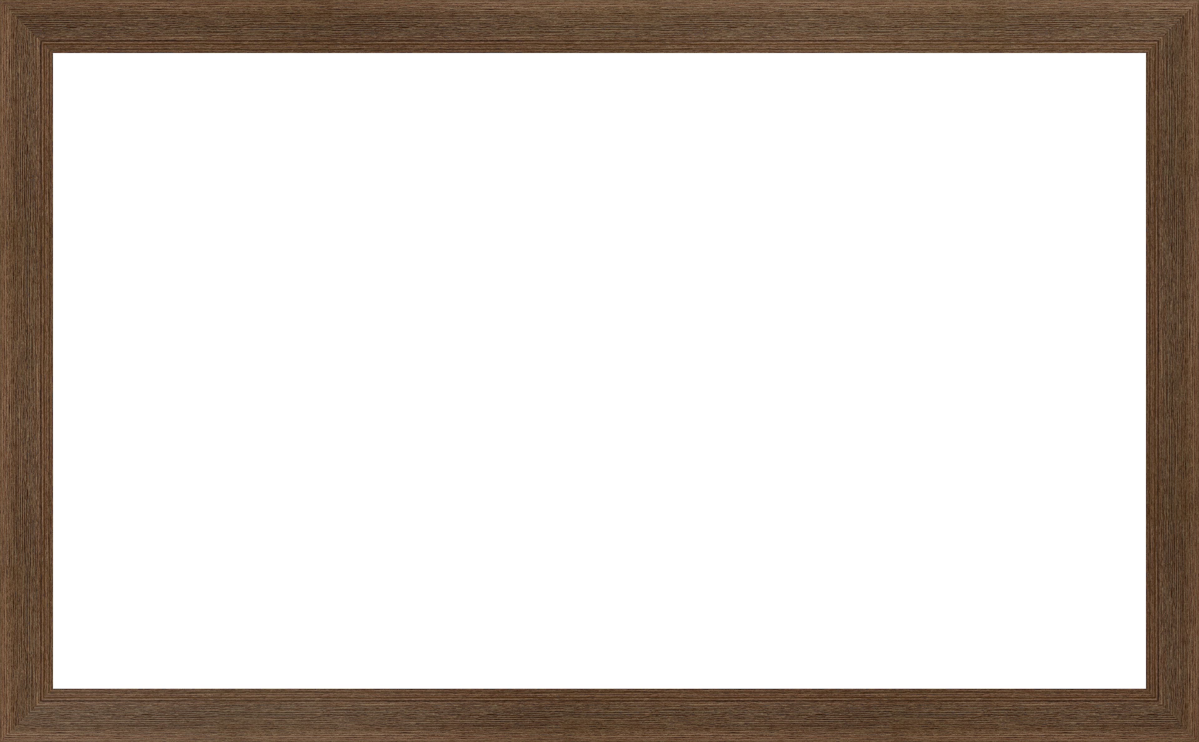 Alt View 13. Deco TV Frames - 50" Slim Bezel for Samsung The Frame TV - Museum Walnut.