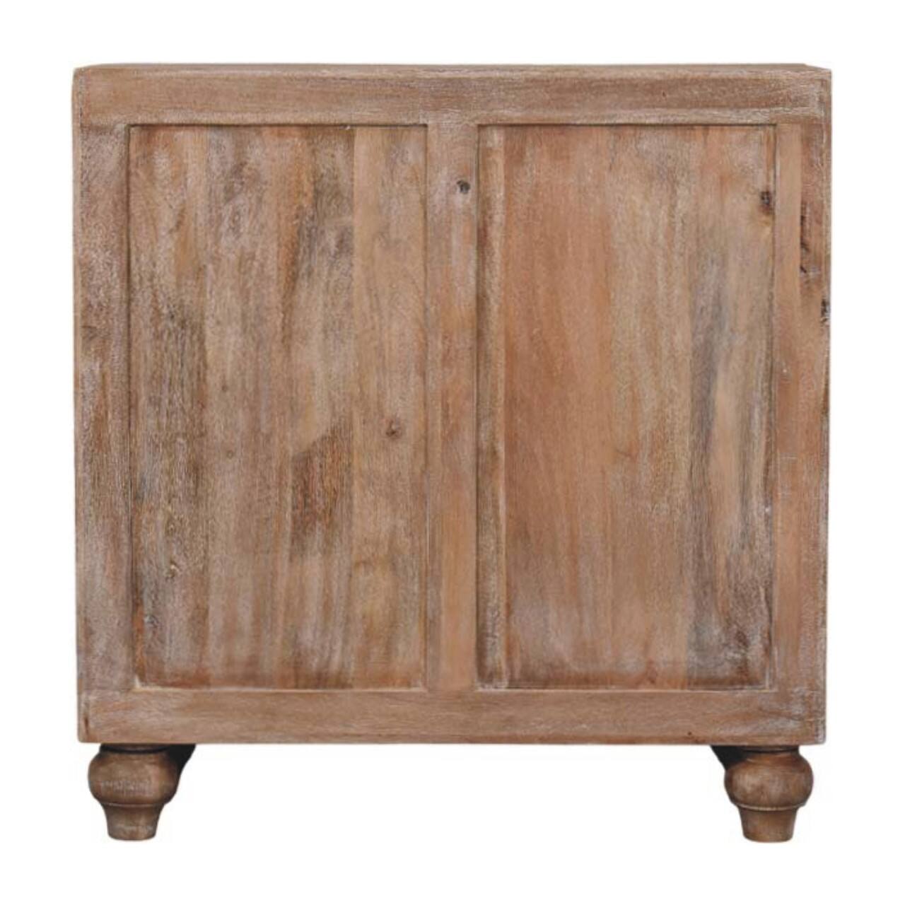 Back. Artisan Furniture - Artisan Furniture Solid Wood Sandgrain Pine & Mango Sideboard - Brown.