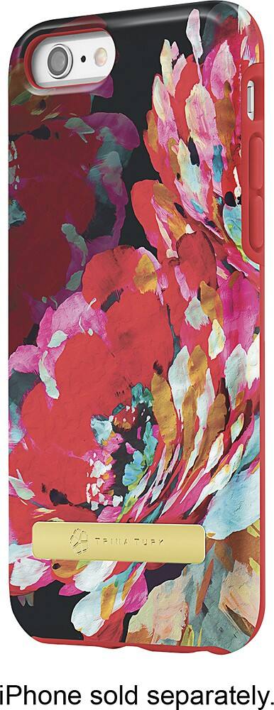Front. Trina Turk - Dual-Layer Case for Apple° iPhone° 6 and 6s - Red Floral.