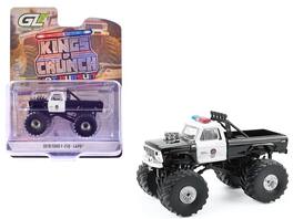 Greenlight - 1978 Ford F-250 Monster Truck LAPD Black White Kings of Crunch Hot Pursuit Special Edition 1/64 Diecast Model Car - Multi