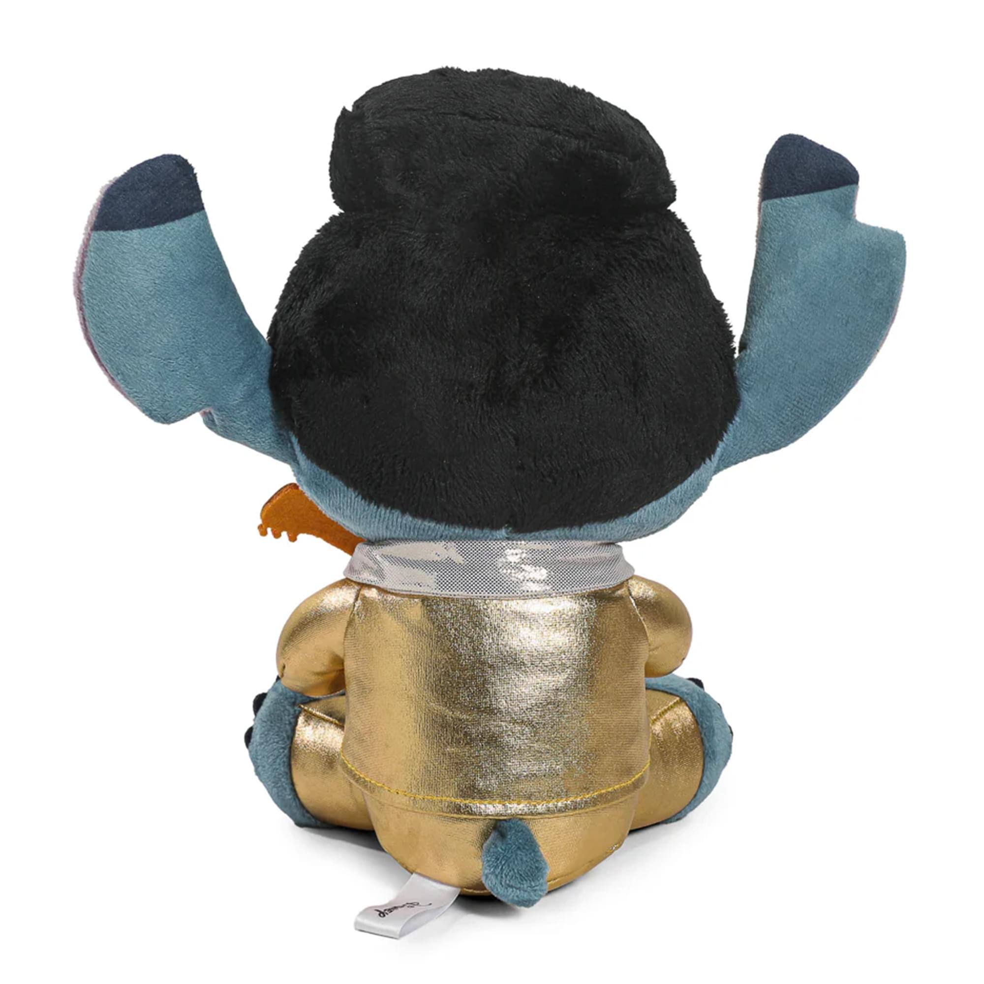 Alt View 2. Kidrobot - Disney Lilo & Stitch 9 Inch Elvis Stitch Plush | Gold Suit - Blue.