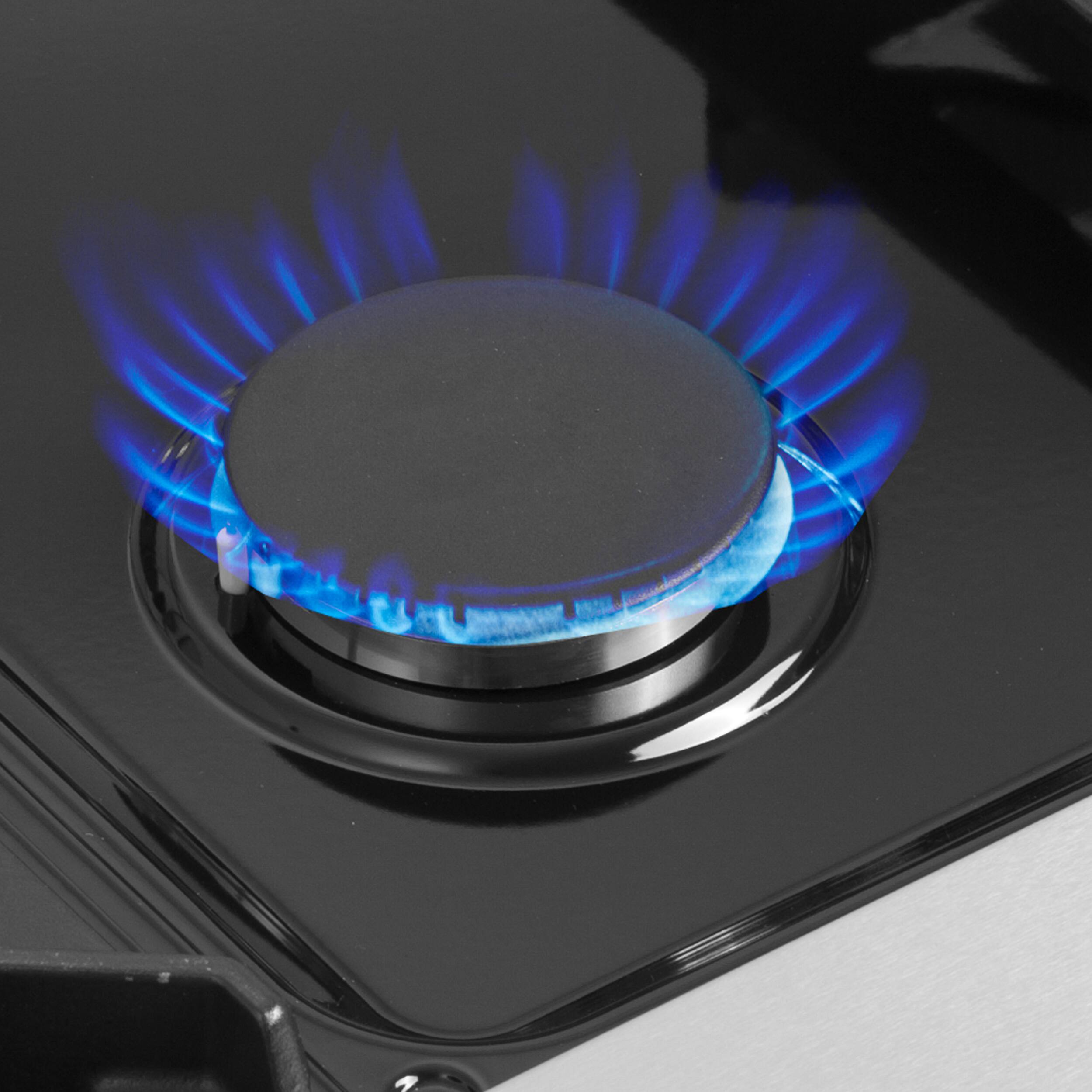 Alt View 8. Forno Appliances - Galiano 5.36 Cu. Ft. Freestanding Dual Fuel True Convection Range - White.