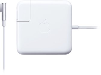 Apple - MagSafe 85W Power Adapter for 15" and 17" MacBook® Pro - White - Front_Zoom