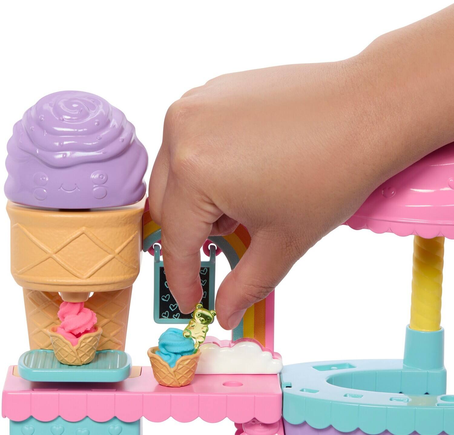 Alt View 4. Mattel - Barbie Club Chelsea Ice Cream Shop Dough Modeler Playset   - COLLECTIBLES - Multicolor.