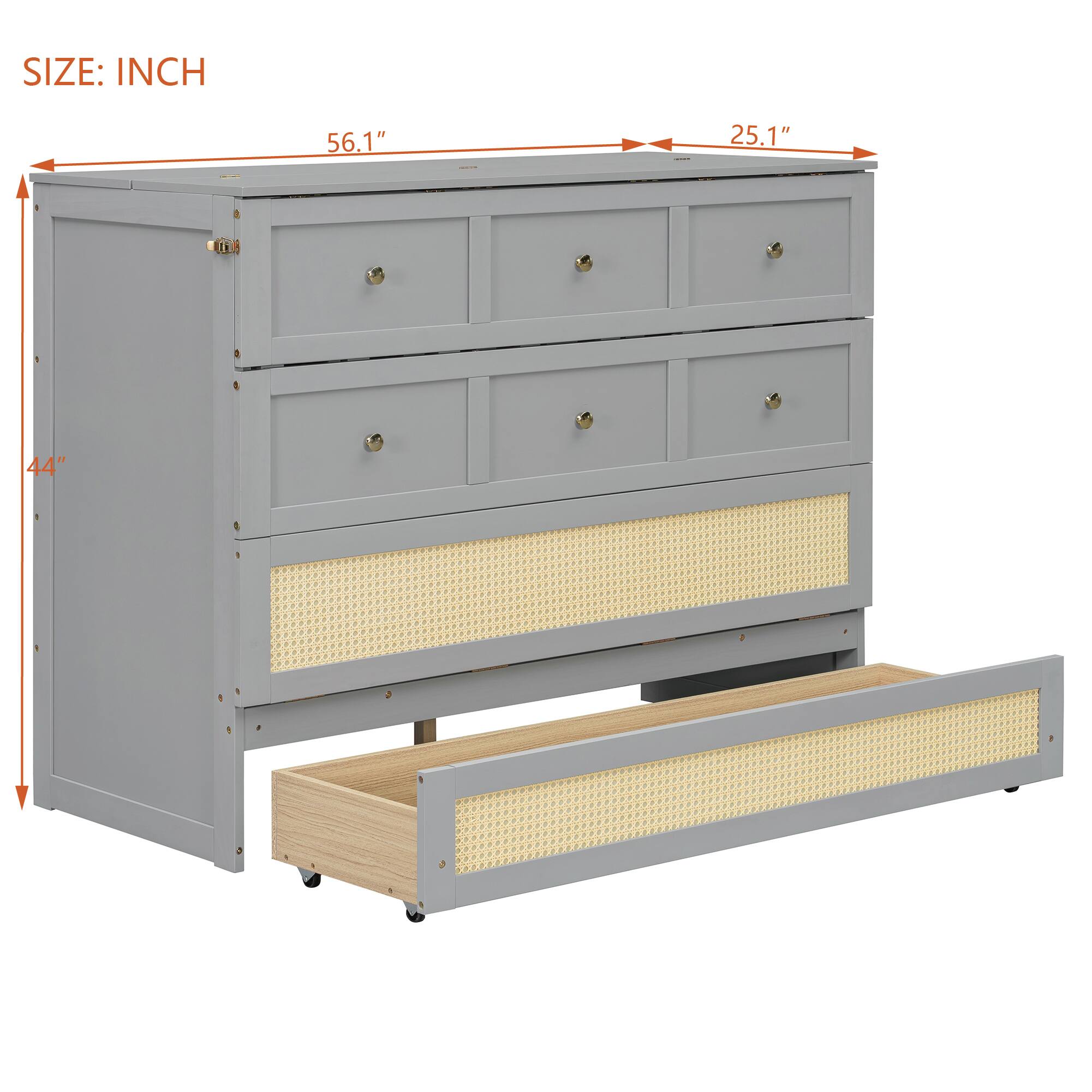 SIZE: INCH  
56.1" x 25.1"
