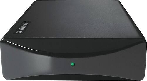 Front Standard. Verbatim - 1 TB External Hard Drive - 1 Pack.