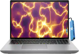 HP - ZBook Fury 16 G11 Workstation Laptop - 16'' 4K - NVIDIA RTX 2000Ada - Intel Core i7-13850HX - 32GB RAM - 1TB SSD