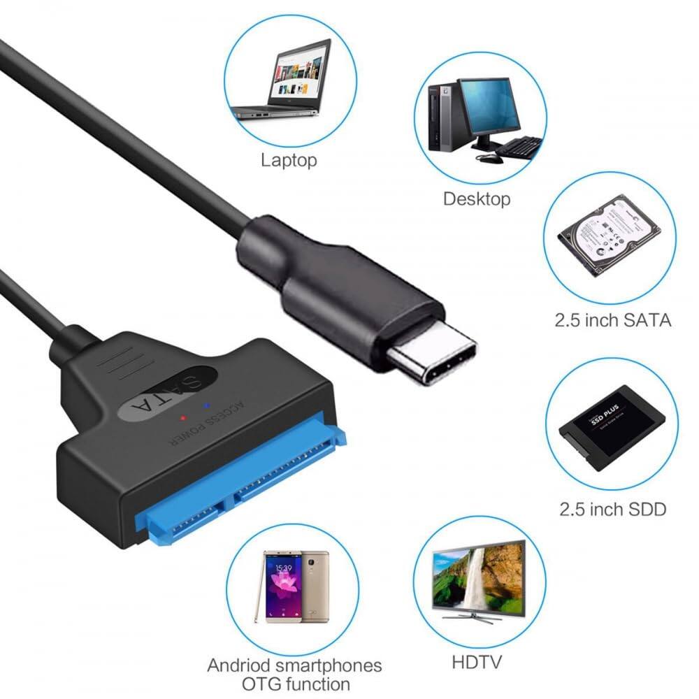 Laptop Desktop 2.5 inch SATA SATA A ACCESS POWER PLUS 3sO 2.5 inch SDD 15:39 Android smartphones OTG function HDTV