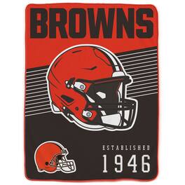 Pegasus - Cleveland Browns 60" x 80" Helmet Stripes Royal Plush Blanket - Multicolor
