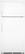 Front Standard. Frigidaire - 16.5 Cu. Ft. Top-Mount Refrigerator - White.