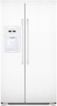 Front Zoom. Frigidaire - 22.6 Cu. Ft. Counter-Depth Side-by-Side Refrigerator - Pearl White.