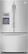 Front Standard. Frigidaire - 27.8 Cu. Ft. French Door Refrigerator with Thru-the-Door Ice and Water - Stainless-Steel.