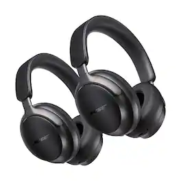 Bose - QuietComfort Ultra Wireless Noise Cancelling Headphones - Pair - Black