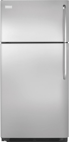 Best Buy: Frigidaire 18.2 Cu. Ft. Top-Mount Refrigerator Stainless ...