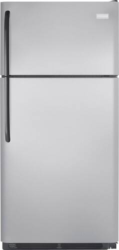 Front Standard. Frigidaire - 18.2 Cu. Ft. Top-Mount Refrigerator - Silver Mist.